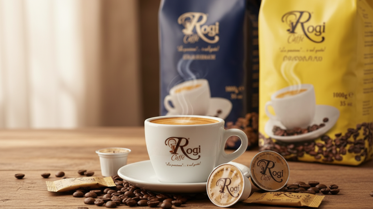 Rogi Caffè Hero - Logo sulla Tazzina